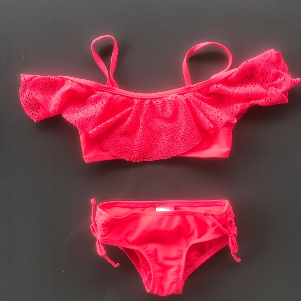 🌻Xhileration girls peach bikini xsmall